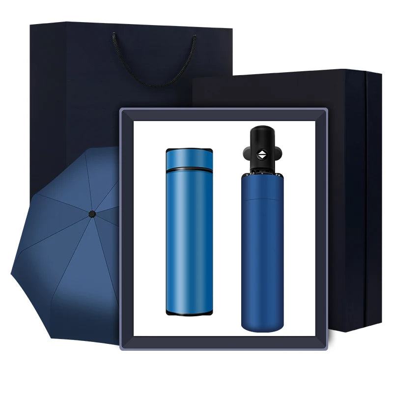 Highly Demanded Bulk Sublimation Gift Set Cool Vacuum Cup Umbrella Cheap and Popular Personal Items