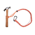 Wrist Lanyard Heavy Duty Retractable Tool Tethering Coiled Safety Lanyard Tool Crimp Carabiner for Tool Lanyard With Custom