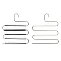 Hot Sell Stainless Steel Space Saving Storage Multi-Function S-Type Single Tier Pants Rack Hanger