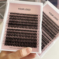 Customized Mega Volume Mink Cluster Lashes Bond and Seal DIY Lash Extension Kit for Artists and Beauty Enthusiasts