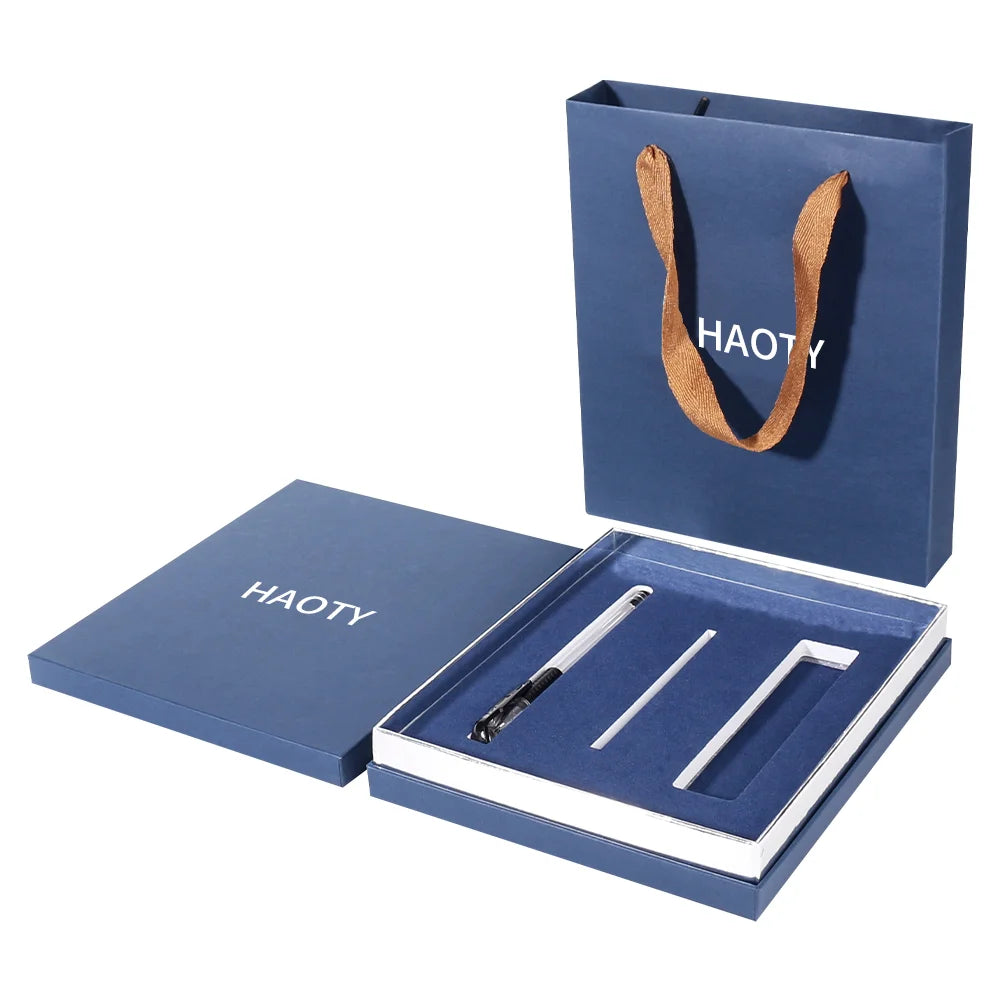 Custom Logo Luxury Eco-friendly Coated Paper Recyclable Notebook Gift Set Pen Gold Foil UV Coated Glossy/Matt Laminated Embossed