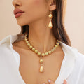 2024 New Styles Fashion Personalized Exaggerated Ball Chain Necklace for Woman