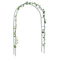 Hot Sale Outdoor Garden Wedding Decoration Wrought Iron Flower Arches White Stainless Steel Garden Arch