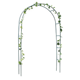 Hot Sale Outdoor Garden Wedding Decoration Wrought Iron Flower Arches White Stainless Steel Garden Arch