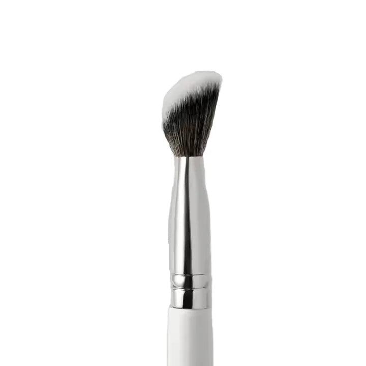 Natural Wood Handle Large Foundation Makeup Slope Face Contoured Angular Blush Synthetic Hair Liquid Cream Concealer Application