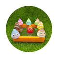 3D Rainbow Colorful Stool Cute Slime Decors DIY Resin Beads for Event Styling Wedding Favors Accessories Gift Toys