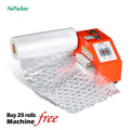 Corrugated Air Bubble Roll Wrap for Goods Packaging Easily Air Wrap Eco for Fragile Articles Protection Filling Space