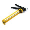 11inches Professional Yellow Metal 400ml Glue Cartridge Skeleton Caulk Gun
