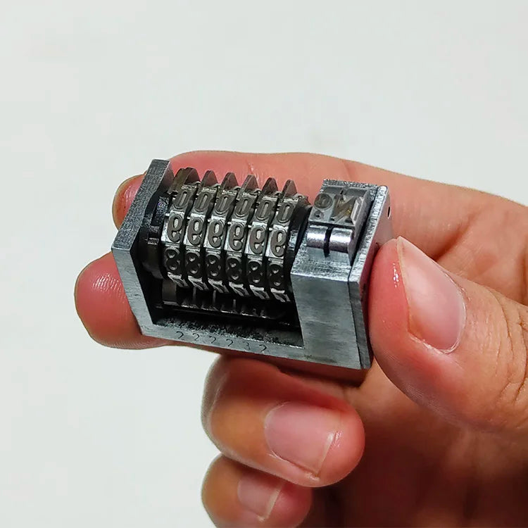 Mini Small 6 Digits Roman Backward Printing Machine 4X8 Printer Numbering Machine