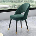BST Luxury Velvet Dining Room Furniture Leather Modern Chair Restaurant Banquet Dining Room Chairs Metal Legs