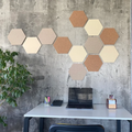 Factory Price High Density Sound  Felt Polyester Fiber Hexagonal Absorbing Decor Wall Insulation