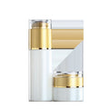 Factory Price Luxury Glass Lotion Serum Lotion Airless Jar with Pump Cap for Facial Cleanser Mascara Wig Cosmetics Packaging Set