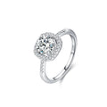 New Arrived Jewelry Sterling Silver 925 CZ Zirconia Square Shape Sparkling Gem Bridal Wedding Rings for Women