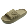 Men's Neon Green Slippers with Flash Design Unisex Sports Hook Loop for Summer and Autumn Anti-Slippery Outdoor Sliders Sandal