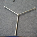 For  20" Surface Cleaner 3-Arm Steel Rotary Bar for Plastic