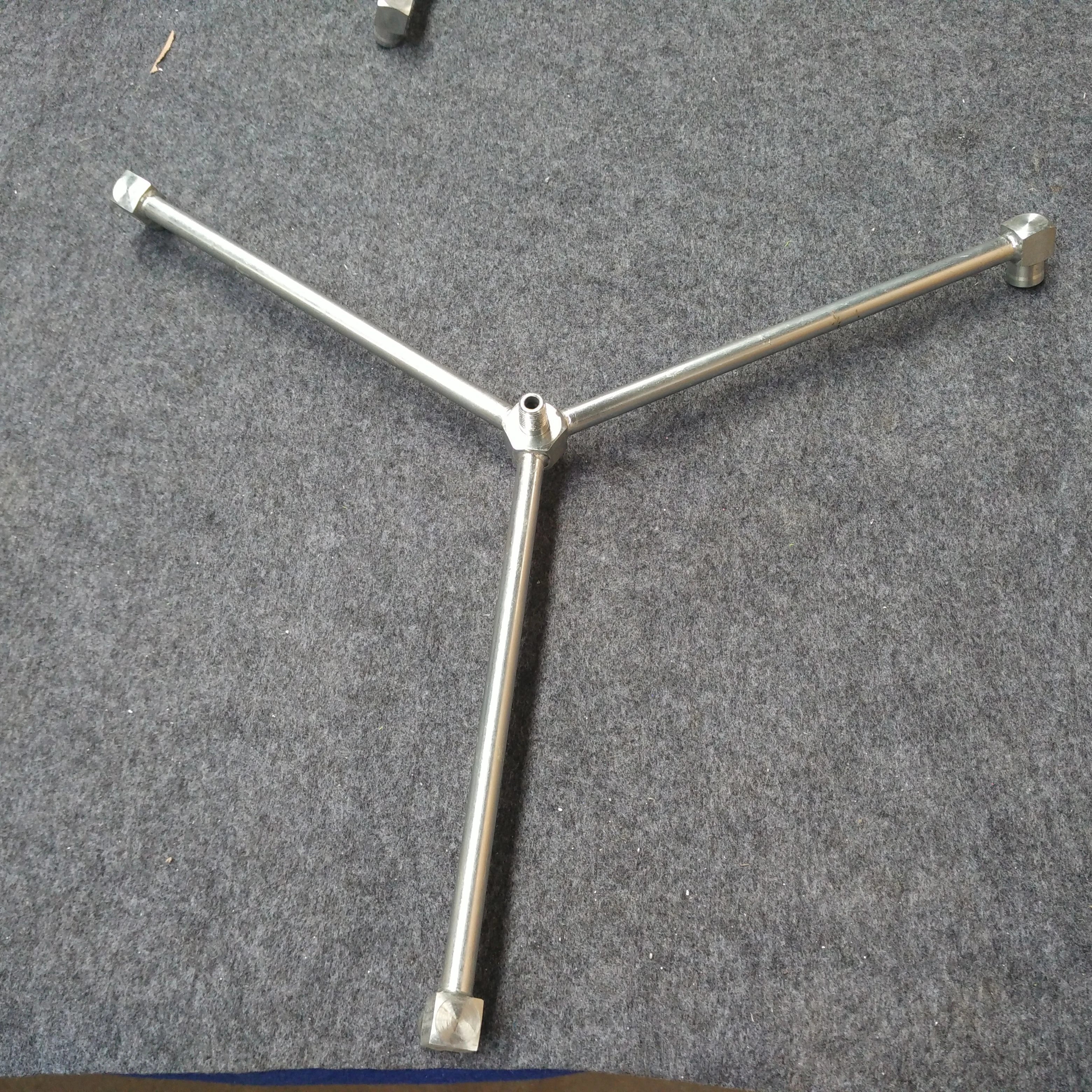 For  20" Surface Cleaner 3-Arm Steel Rotary Bar for Plastic