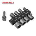 SUBORUI 5mm-13mm 1pcs Industrial Steel OEM Customizable Impact Screw Socket Kit Magnetic Nut Driver Drill Bit for Car Repair