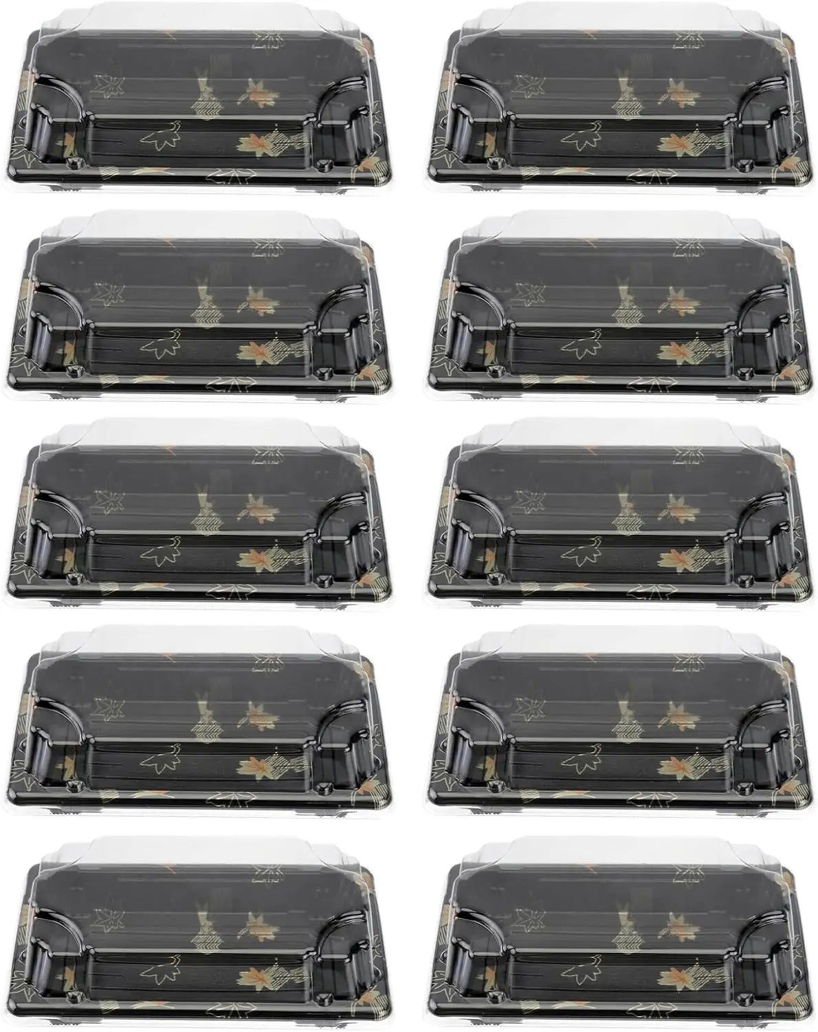 Biodegradable Sushi Tray PP Material Sushi Box with Cover