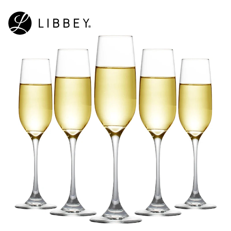 Libbey Chinese Factory 1 Pieces Stemware Mini Champagne Glasses 6oz 7oz 9oz Champagne Flute Wine Goblet