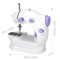 Portable Electric Sewing Machine Home Mini Sewing Machine With Light and Thread Cutter Foot Pedal for Beginner Advanced Sewers