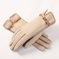 Cheap Outdoor Wool Ladies Warm Fashion Touch Screen Women Bike Cycling Winter Gloves