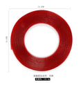 10M Double-sided 10MM*1MM Strong Clear Transparent Non-Toxic No Trace Adhesive Tape Stickers for Nail Art Press-On Nail Tips