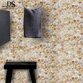 Wholesale Cheap Natural White Shells Fan Shape Mother of Pearl Shell Mosaic Tiles for Craft Bathroom Wall