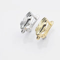 Fashion Gold Plated Leaf Shape Hook Ear for Making Earrings