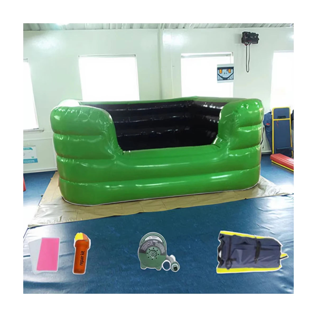Customized Logo Inflatable Gymnastics Air Pit Training Protection Air Tight Form Pit for Gymnastics & Trampoline Park Activities