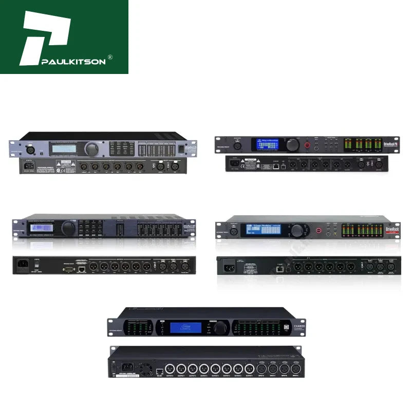 Paulkitson DriveRack Metal Wireless Digital Audio Processor Professional DSP with 4 8 USB XLR Connectivity Active Stereo Pairing MegaBDM