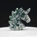 Huiying Cheap Price Wholesale Healing Crystal carved animal Qinghai Jade horse unicorn for decoration