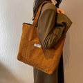 Custom Large Capacity  Women Canvas Tote Bag Single Shoulder for College Students