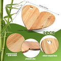 Acacia Wood Solid Small Wooden Cutting Boards Mini Wooden Cutting Board Heart Shape Cutting Board with Hole