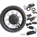 Ebike Kit 72v 3000w 5000w 8000w Gearless Electric Bike Rear Hub Motor for 17 18 19 21 Motorcycle Rim