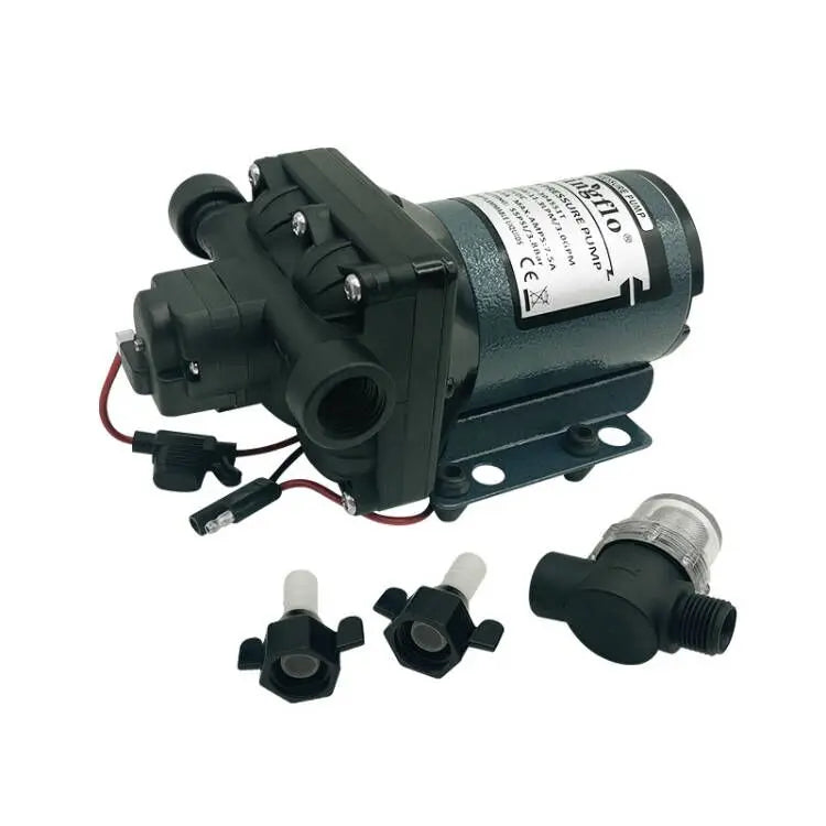 Singflo 4 Chamber Diaphragm Pump HY-304551T RV Pump Yacht  12V DC 3.0GPM 11.5LPM 55PSI for Motorhomes