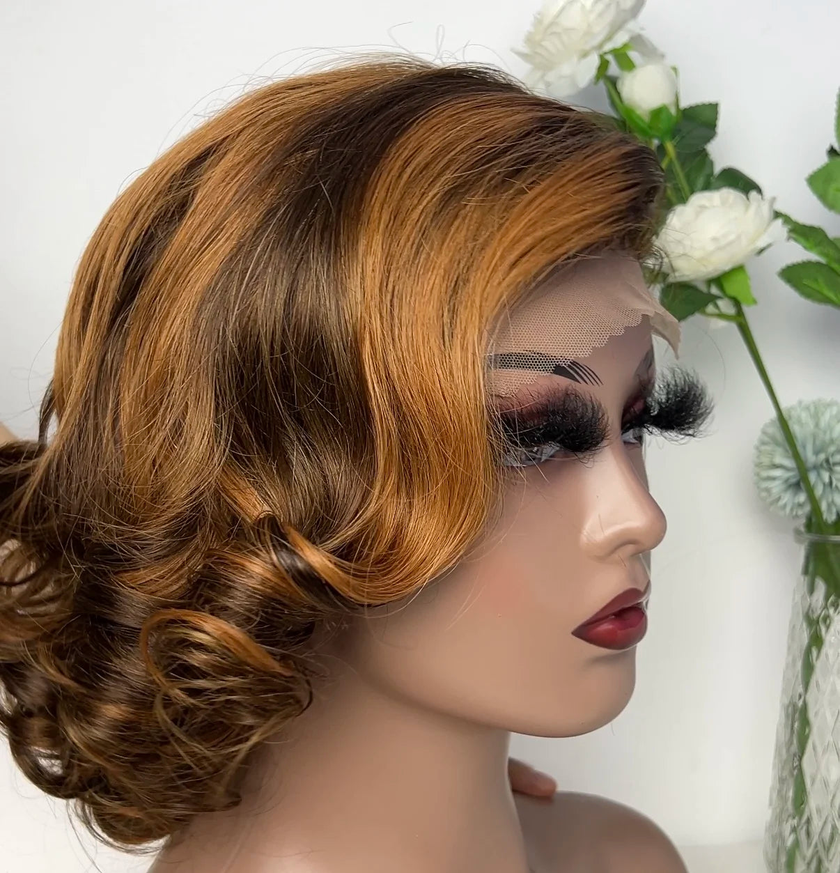 5*5 Lace Closure Glueless Wig Vietnamese Raw Hair SDD Egg Curly Wig for Black Women