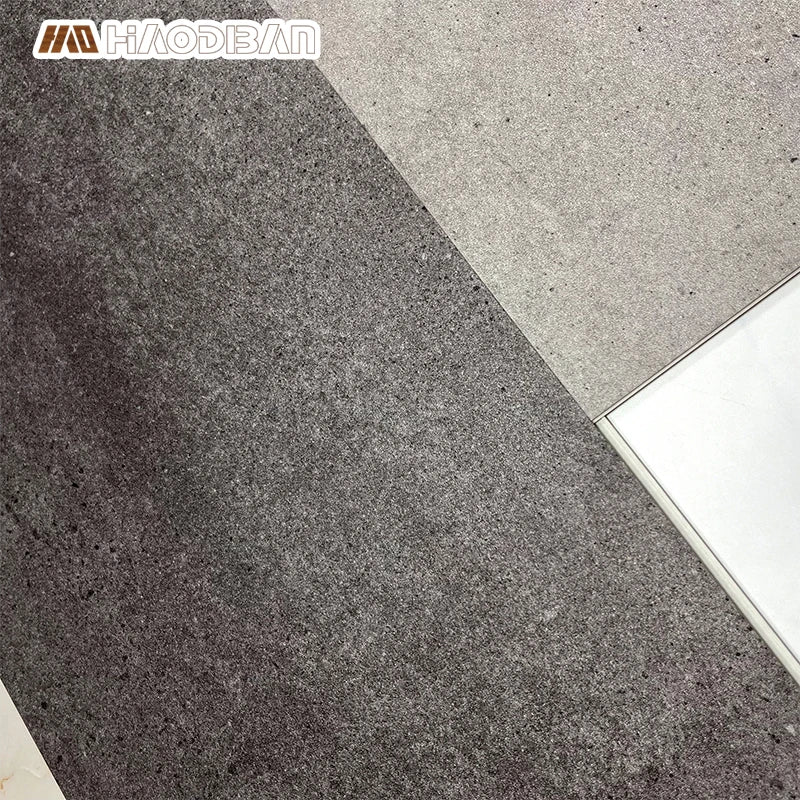 Commercial 304.8*609.6  5 Mm 6mm 7mm Thick Grey PVC Click Concrete Vinyl Flooring SPC Tile