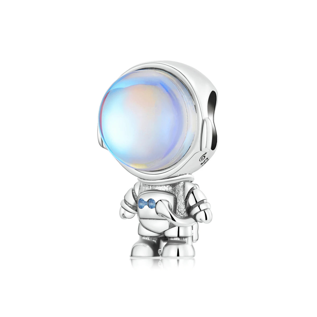 925 Sterling Silver Cute Astronaut Charms Original Design Pendant Fit Bracelet Women Silver Jewelry DIY Accessories BSC578