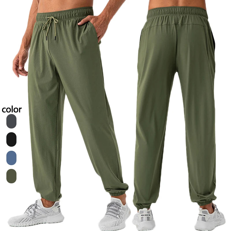 Fashion Sport Wear Men's Outdoor Track Pants Streetwear Jogging Pants Casual Men Running Fitness Sports Pants With Side Pocket
