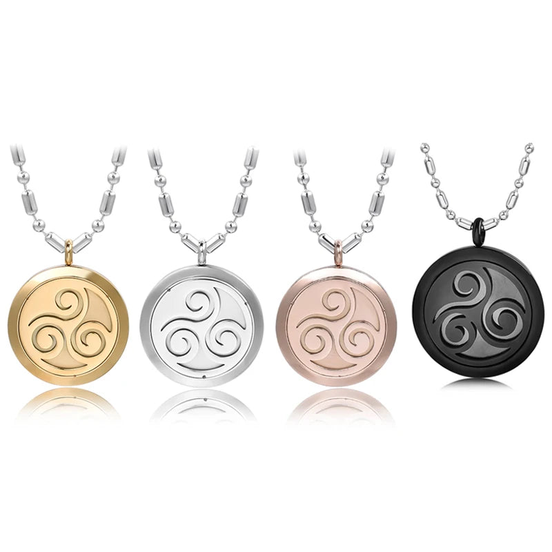 Energy Balance Scalar Pendant Power Stainless Steel Jewelry Health Silver Gold Therapy Pain Release Best Gift Necklace
