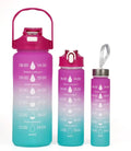 2024 New Style 2L Large Clear Plastic Cup with Lid Thermal Colored Plastic Mug for Coffee Water Travel Use