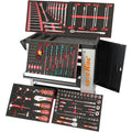 Srunv 421 Pcs Trolley Workshop Cheap Metal Movable Tool Chest Rolling Tool Set Box 7 Drawer Mechanics Tool Cabinet for Car