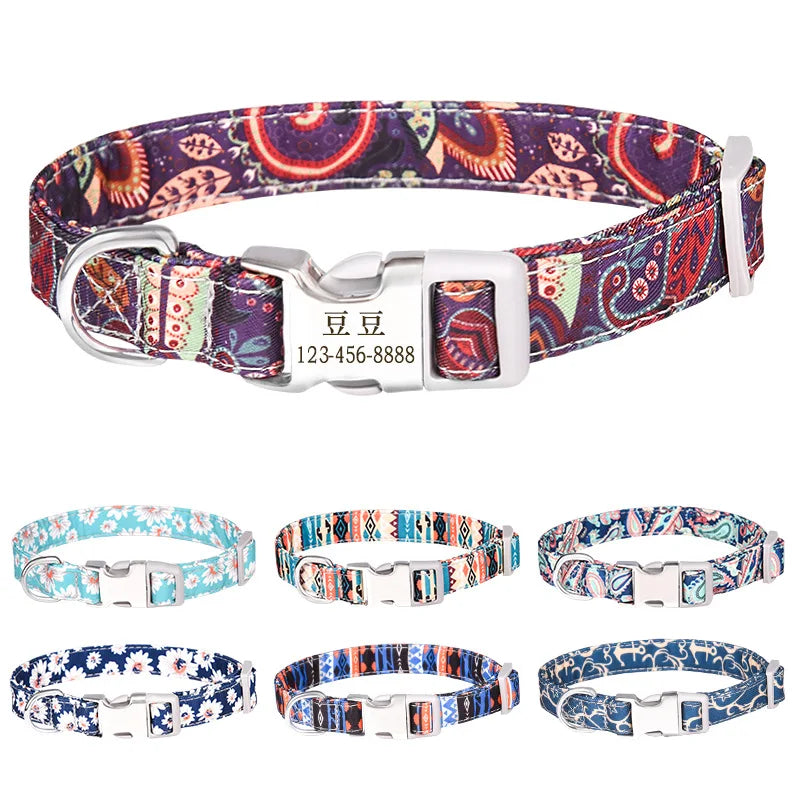Wholesale Custom logo Luxury Design Tag Pet Dog Collar