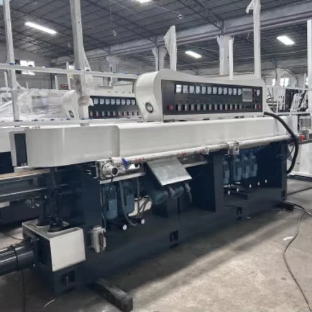 9 11 13 Motors 45 Degree Glass Polishing Machine Shower Door Edging Machine with Engine and PLC Core Components