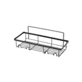 No Drill Iron Stainless Steel Modern Hotel Corner Adhesive Portable Mesh Single Tier Shower Caddy Wall Mounted Bathroom Shelves