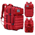 Customized 45L Tactical Backpack Zipper Closure 900D Oxford Camouflage Internal Frame Polyester Stylish Fashionable Design