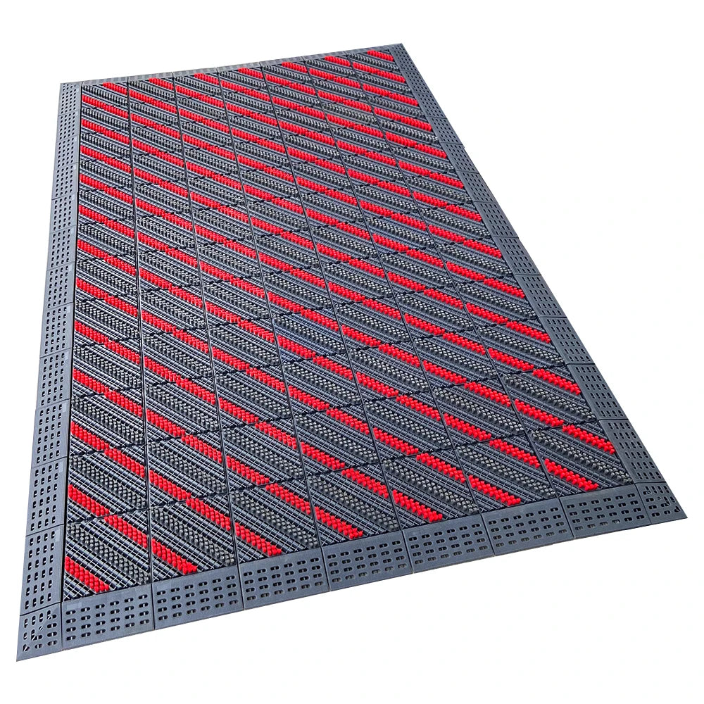 Modern Luxury Eco-Friendly Interlocking Washable Extra Thick Floor Mat Colorful Modular Plastic Durable Waterproof Solution