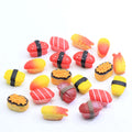 Cute Japanese Food Sushi Musubi Resin Figurine for Desktop Ornament Micro Landscape Ornament Decor Food Decoration