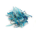 Wholesale High Carbon Steel Fish Hook 6# 12# Jigging Assist Hook with Feather Saltwater Fishing Hooks Pesca