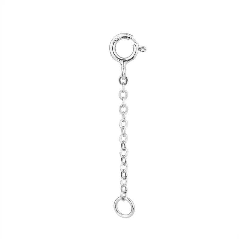 Wholesale 925 Sterling Silver Accessory Bracelet Extension Chain Necklace Extension Chain